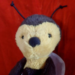 TOY: Jellycat London Plush Honeybee. Like New. 12" x 4"
