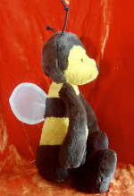 TOY: Jellycat London Plush Honeybee. Like New. 12" x 4"