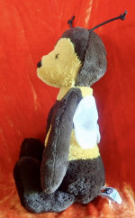 TOY: Jellycat London Plush Honeybee. Like New. 12" x 4"