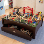 Train Table & Storage Drawer