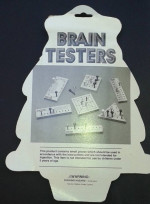 Brain Testers Horse Race Wood Game