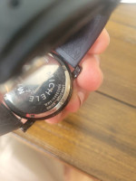 Michele Model MW01K00E0950 "Noir" Black and Blue Chronograph Watch