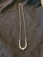 Sterling Silver "Floating Balls" on 18 in. Link Chain