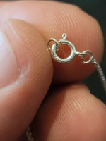 Sterling Silver "Floating Balls" on 18 in. Link Chain