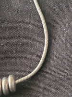 Sterling Silver "Floating Rings" on 17 in. Skinny Snake Chain