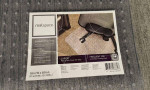 RealSpace Glass Clear Studded Chair Mat For Carpet (36" x 42") - New!