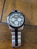 JBW "Delano" Men's Chronograph Watch. Model JB-6218A. Black + DIAMONDS