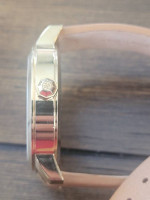 Tory Burch Model TB1214 "Collins" Brown Leather Luggage Band Watch