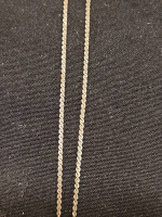 Sterling Silver Christian Fish Pendant on 16in Fancy Flat Chain
