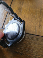 Nixon "48-20" Chronograph Watch. Men's. Model A486-180. Black/Silver