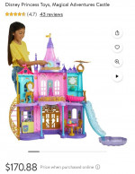 NEW DISNEY PRINCESS CASTLE