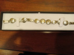 Sterling silver sports bracelet