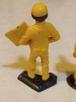1983 Set of 2 Buddy L Construction Workers Flagger Figures