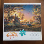Set of 7 jigsaw puzzles (500-1000 pieces)