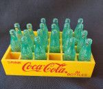 1960’s Vintage Miniature Coca Cola Soda Pop Toy 24 Bottle Crate Toy