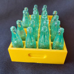 1960’s Vintage Miniature Coca Cola Soda Pop Toy 24 Bottle Crate Toy