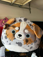 Squishmallows Puppy Dog Raylor Australian Shepherd 20" Stuffed Animal Blue Eyes