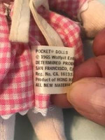 Vintage Pocket Doll (Dated 1965)