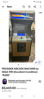 Frogger arcade game works PRICE IS FIRM!