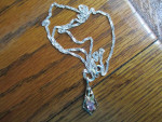 925 Silver and 12k Gold Pendant Necklace