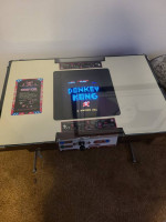 Donkey kong Cocktail arcade game works great takes quarters
