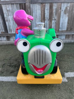 Coin Operated Barney the Dinosaur Tractor Kiddie Ride