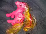 Vintage MY LITTLE PONY *Pink Pegasus G1  Glittering Gem