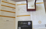 New 5ct Certified Moissanite Engagement Ring, size 7