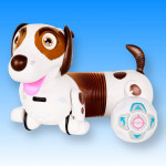 Dash Your Playful Puppy Pal, White/Brown. By Silverlit Basic Fun.