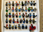 LEGO City Minecraft Collectible Mini Figures Accessories Lot