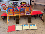 PLAYMAGS Magnetic Tiles Building Dollhouse Pretend Play Toy