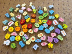 Wooden Lacing Picture Block Bead Toy Set