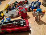 Transformer cars, fire truck, and tons of hot wheel cars