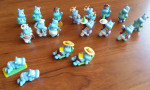 KINDER chocolate egg Toy set: 18 hippo figurines/sea theme