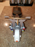 Police Motorcycle Phenomenal Wood & Plastic Craftsmanship Gorgeous