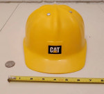 CAT CATERPILLAR KIDS YELLOW HARD HAT CONSTRUCTION OUTDOOR TOOL TOY