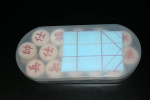 Vintage Wooden Chinese Chess with Storage Box