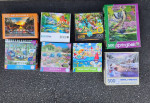 (8) jigsaw puzzles 300 500 pieces