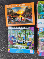 (8) jigsaw puzzles 300 500 pieces