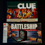 Vintage Battleship & Clue ($9 Total for Both)