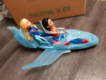 DC Wonder women with plane