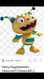 Disney cuddly Hugglemonster and Books