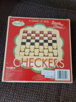 Wood Checker Game - NEW