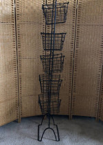 METAL STAND WITH 5 BASKETS
