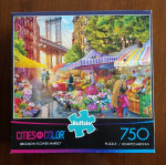 Set of 12 jigsaw puzzles (500-2000 pieces, most 1000)