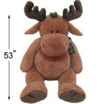 53” Extra Large Plush Toy Moose
