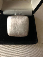 Stunning Sterling designer statement ring W7 1/2-8