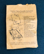 Vintage 1970’s Picture Portrait Charm Jewelry With Instructions