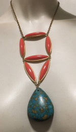 Vintage David Aubrey Handmade Statement Necklace