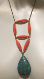Vintage David Aubrey Handmade Statement Necklace